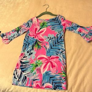 Lilly Pulitzer Girls 3/4 sleeve dress